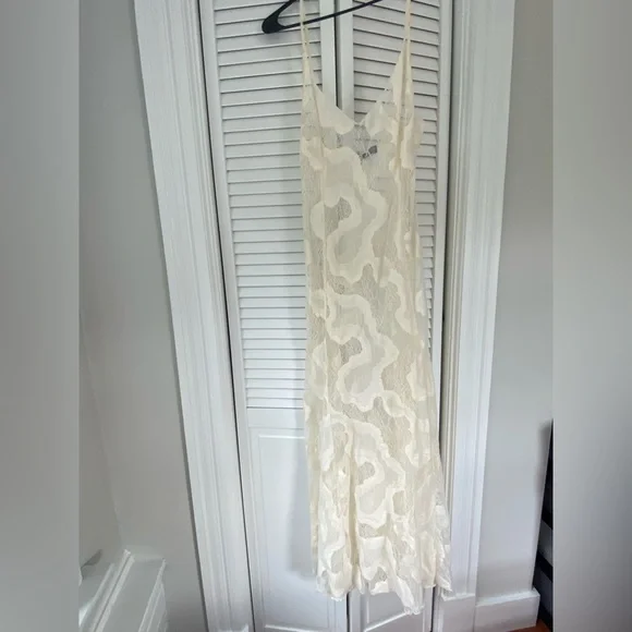 Zara slip Dress in Oyster - Picture 3 of 4